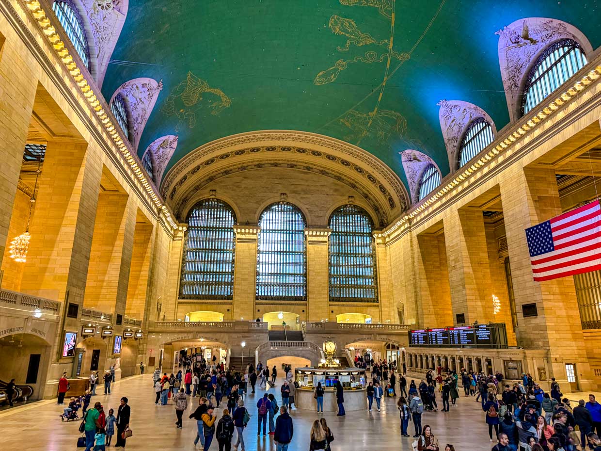 Grand Central Station New York USA - laugh travel eat