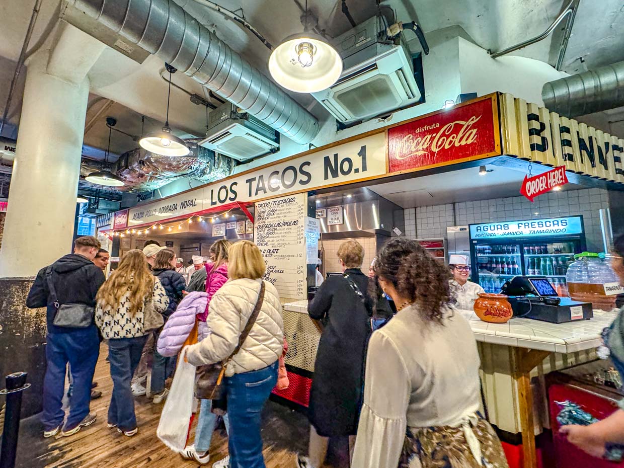 Los Tacos No. 1 chelsea market New York USA - laugh travel eat