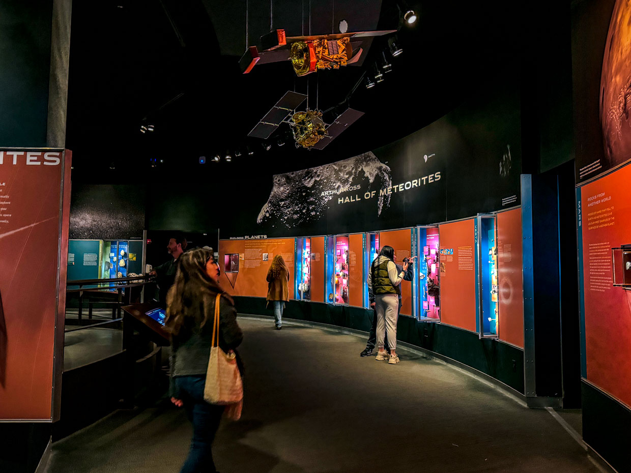 Meteorites section Natural History Museum New York USA - laugh travel eat