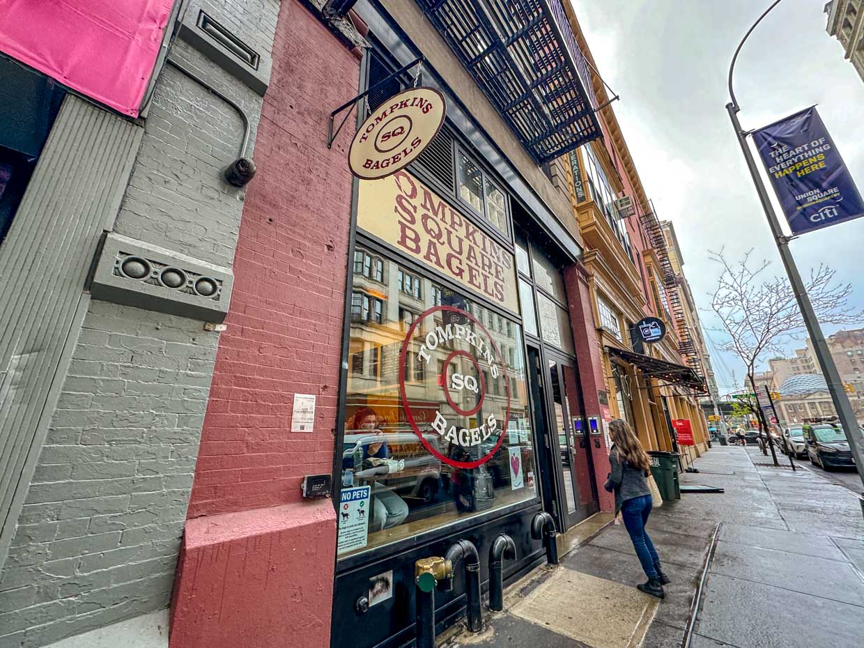 Tompkins Square Bagel New York USA - laugh travel eat