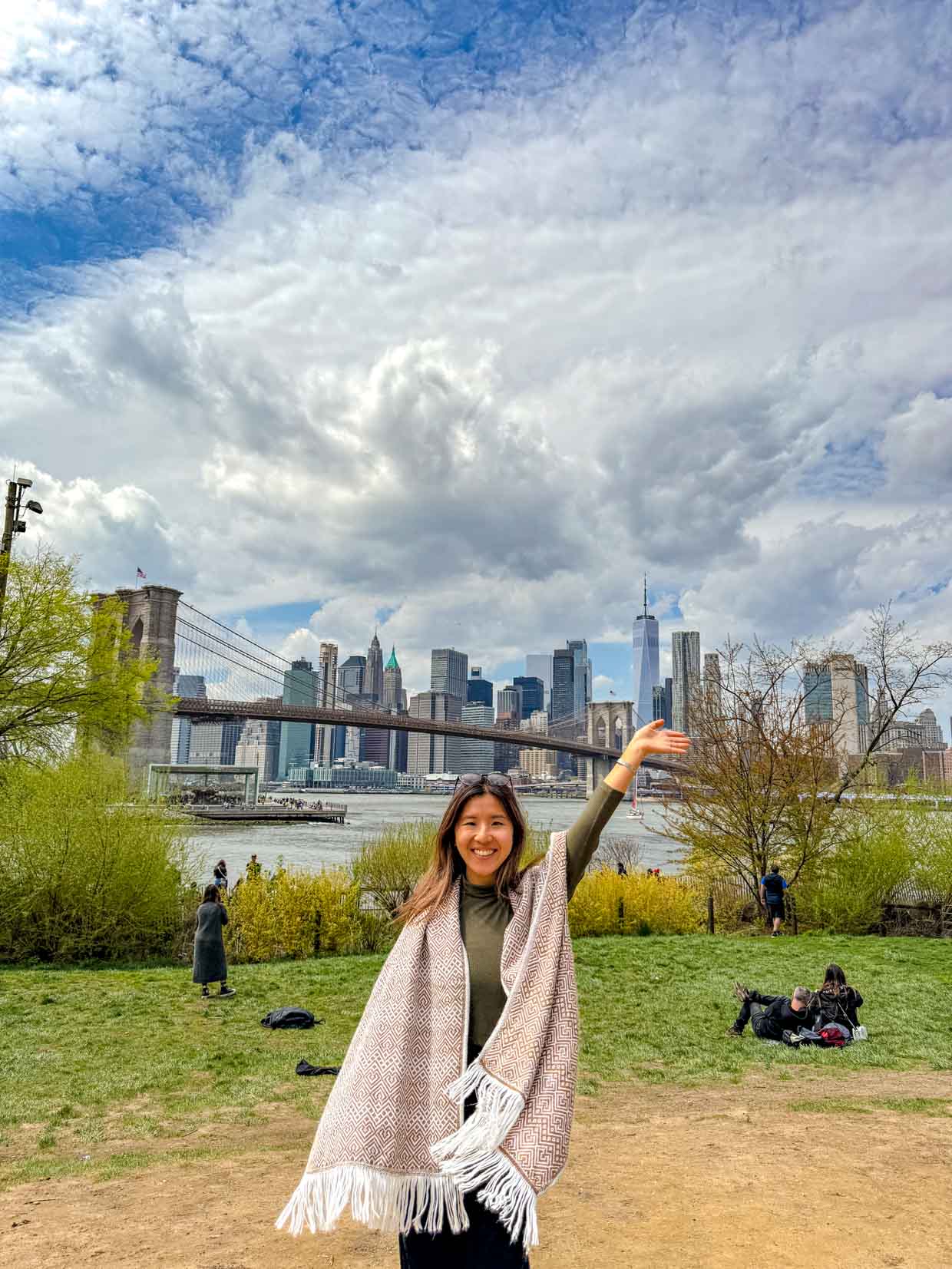 brooklyn bridge view dumbo New York USA - laugh travel eat