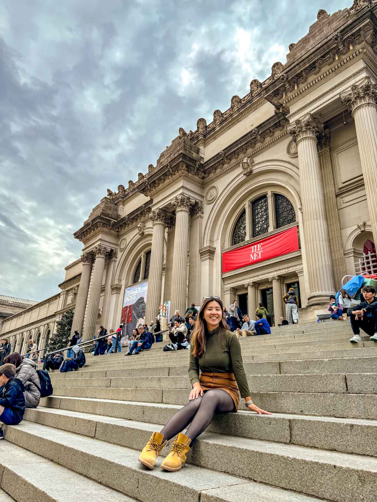 steps on the MET New York USA - laugh travel eat
