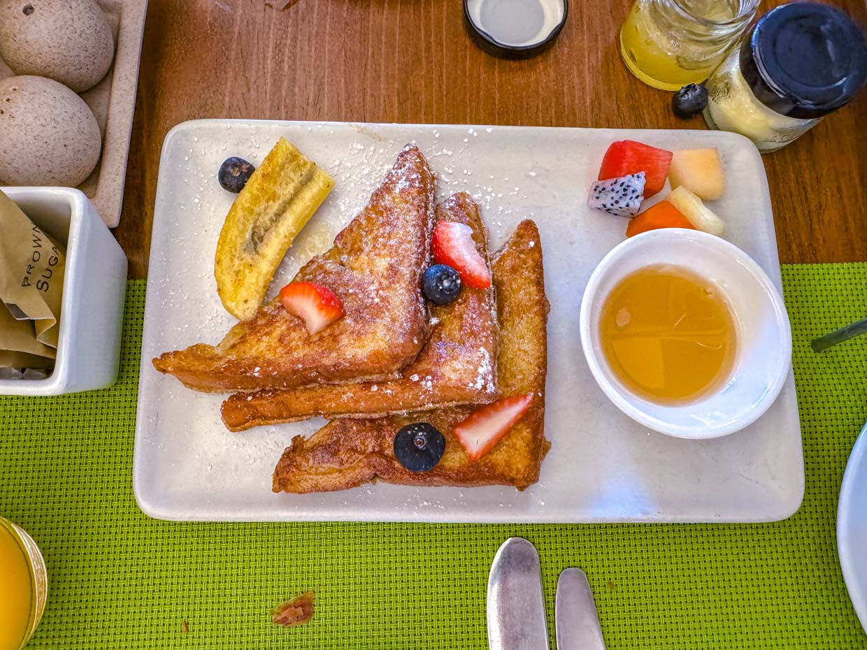 breakfast aleenta resort hua hin thailand - laugh travel eat