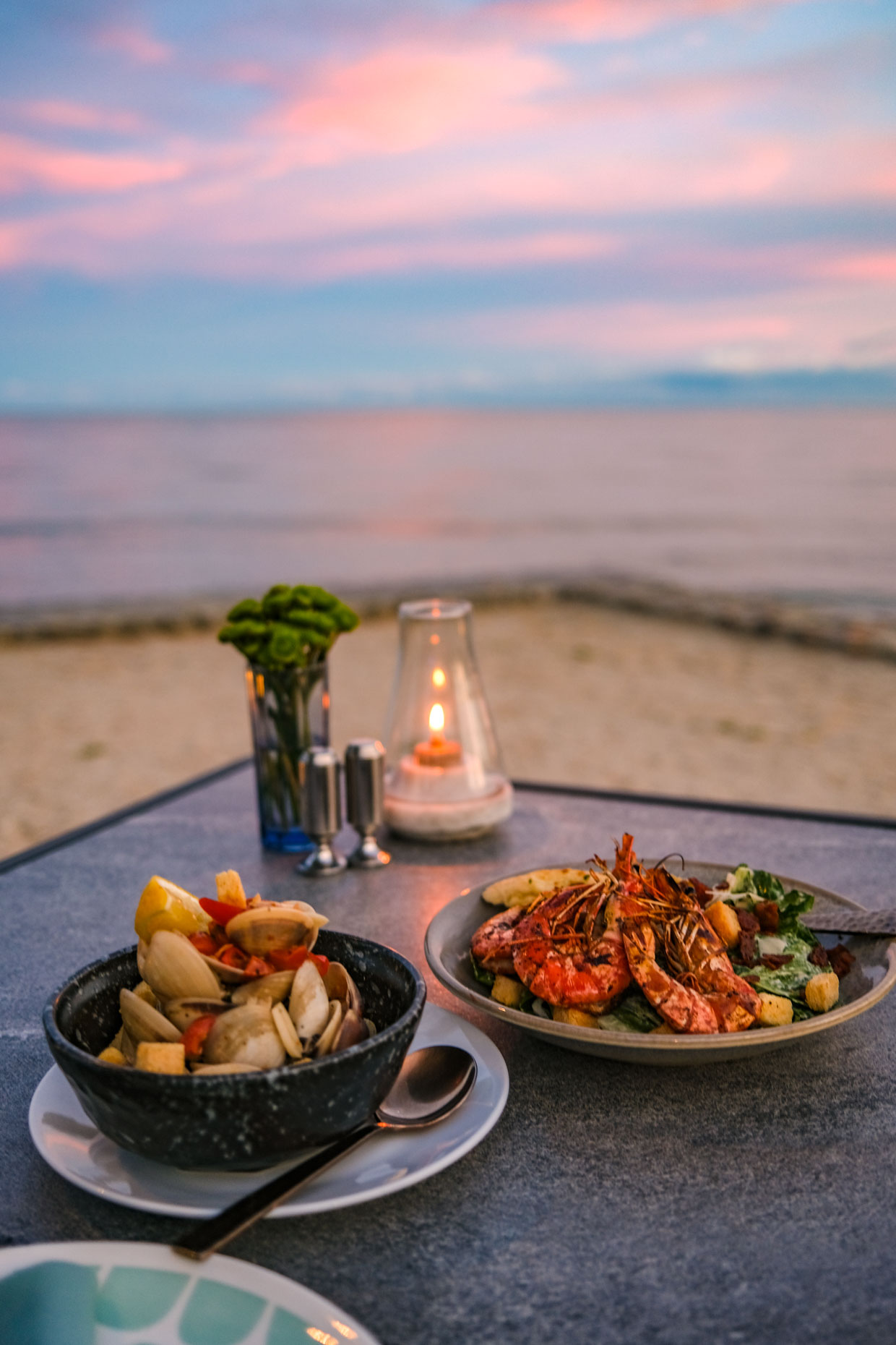 dinner beach society SO Sofitel hua hin thailand - laugh travel eat