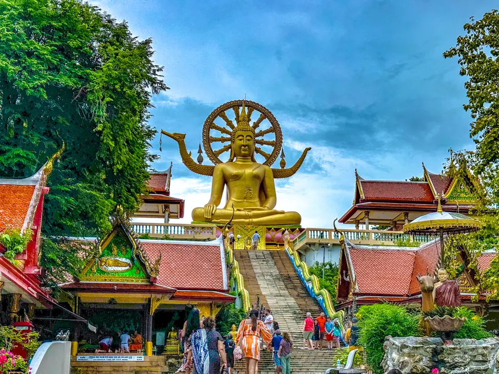 Big Buddha Wat Phra Yai Koh Samu Koh Samui thailand _ laugh travel eat