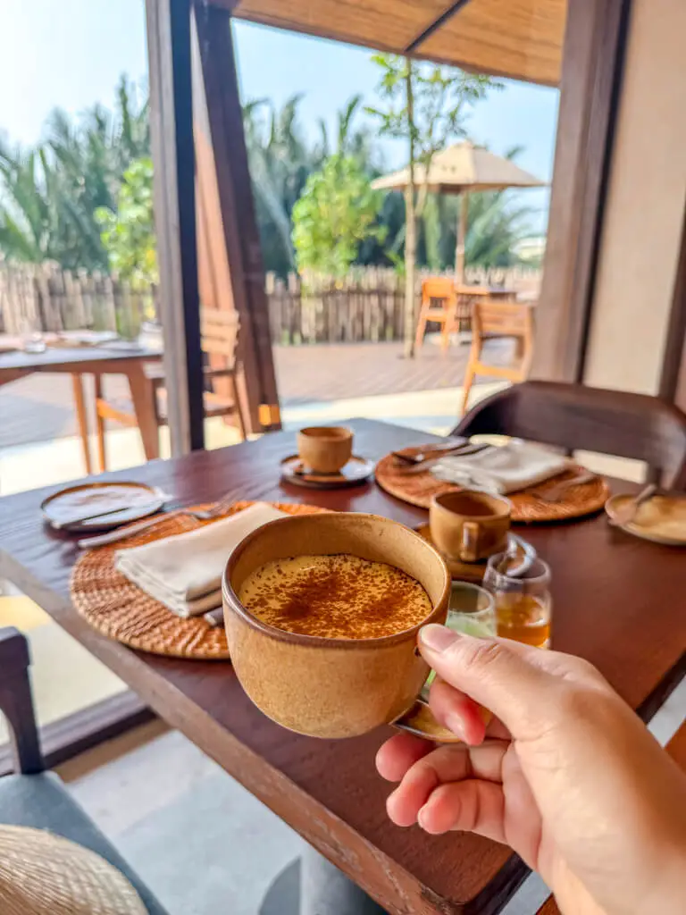 breakfast Namia River Resort Hoi An Vietnam _ laugh travel eat