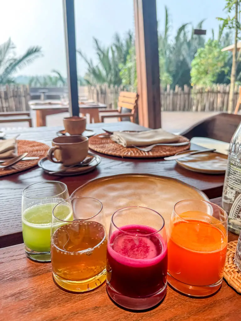 breakfast Namia River Resort Hoi An Vietnam _ laugh travel eat