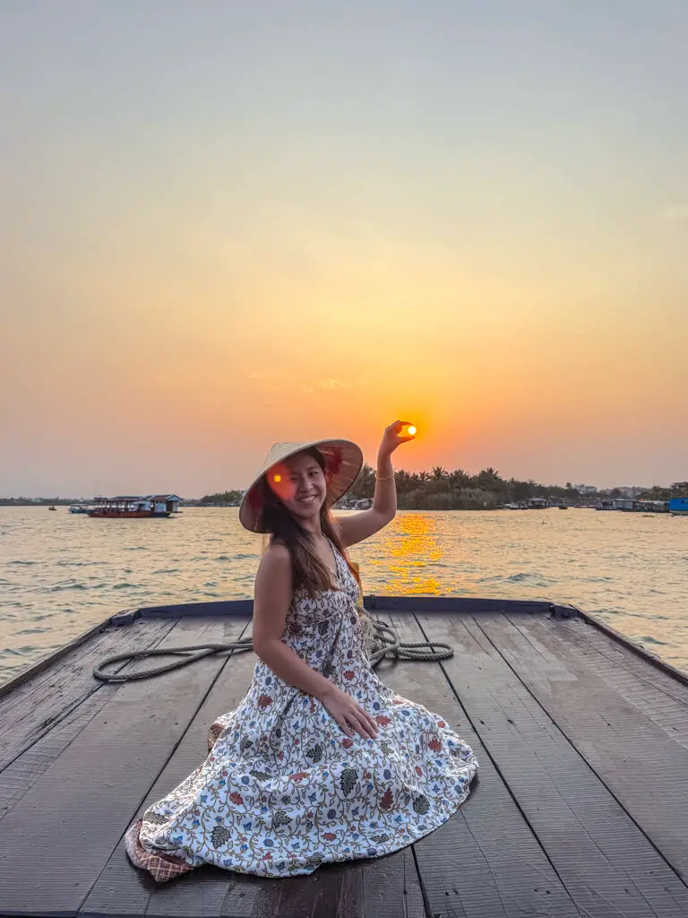 sunset cruise to Hoi An Namia River Resort Hoi An Vietnam _ laugh travel eat-1