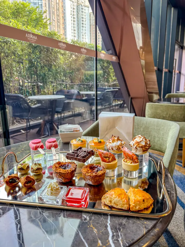 afternoon tea Amara Hotel shanghai china_ laugh travel eat