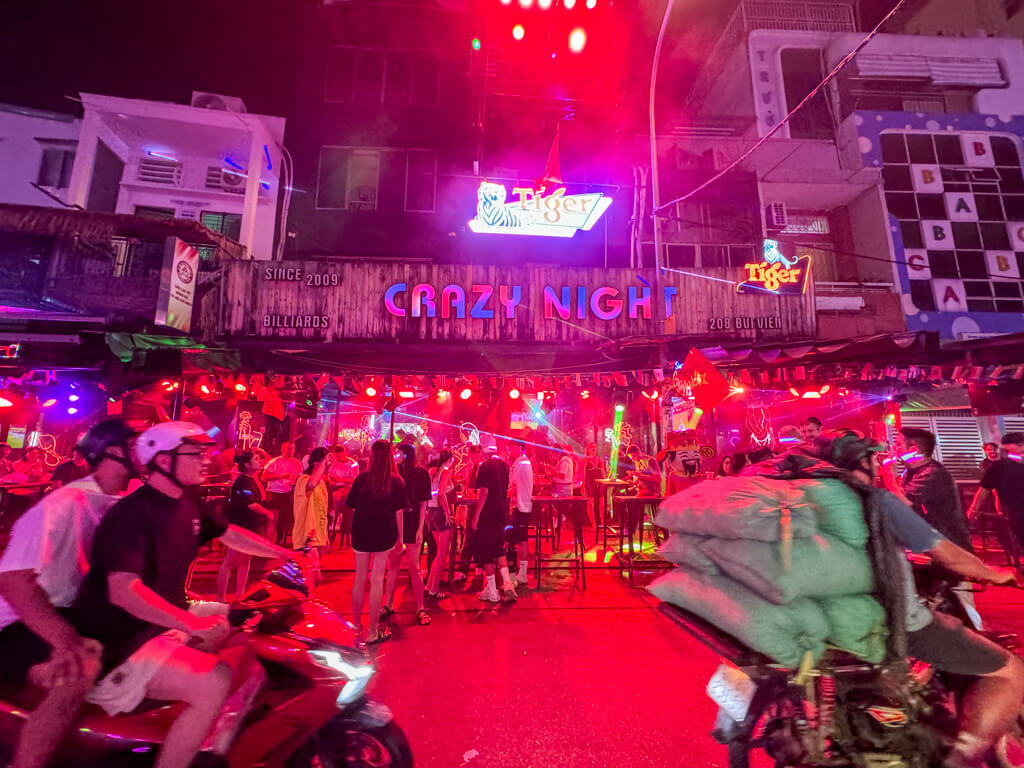 Bui Vien walking street Ho Chi Minh City Vietnam _ laugh travel eat