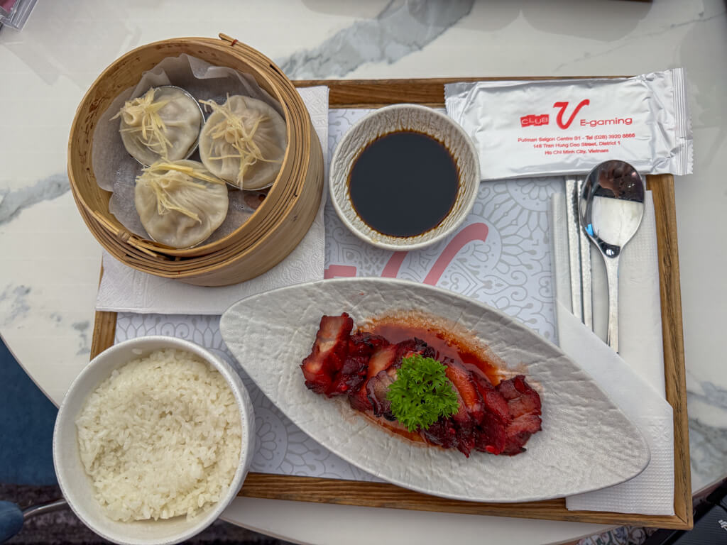 food at club v e gaming pullman saigon center Ho Chi Minh City Vietnam _ laugh travel eat