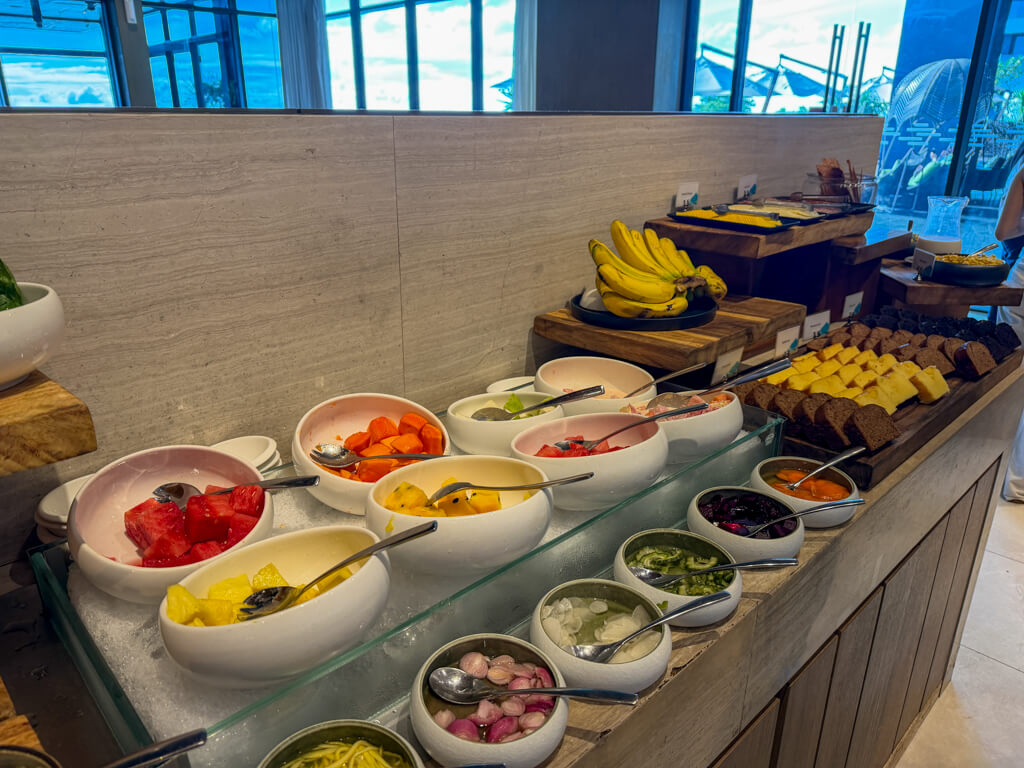 breakfast the reef resort mactan cebu philippines _ laughtraveleat