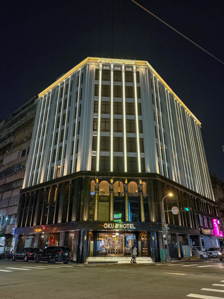 exterior oku hotel taichung taiwan _ Laugh Travel Eat