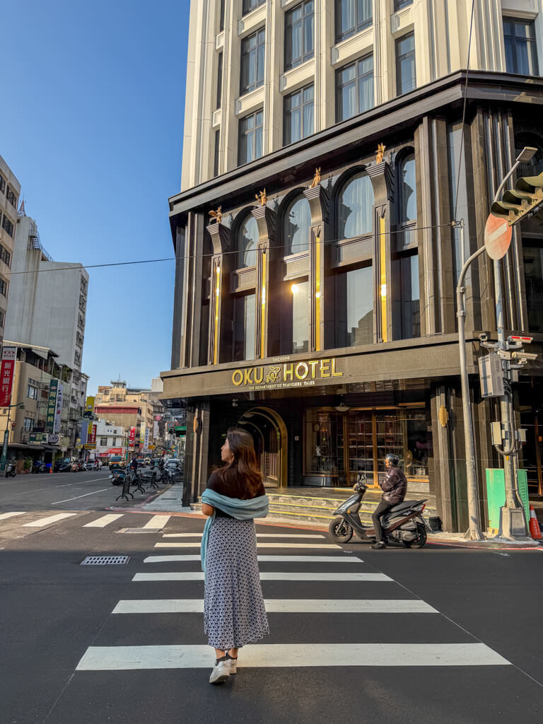 exterior oku hotel taichung taiwan _ Laugh Travel Eat