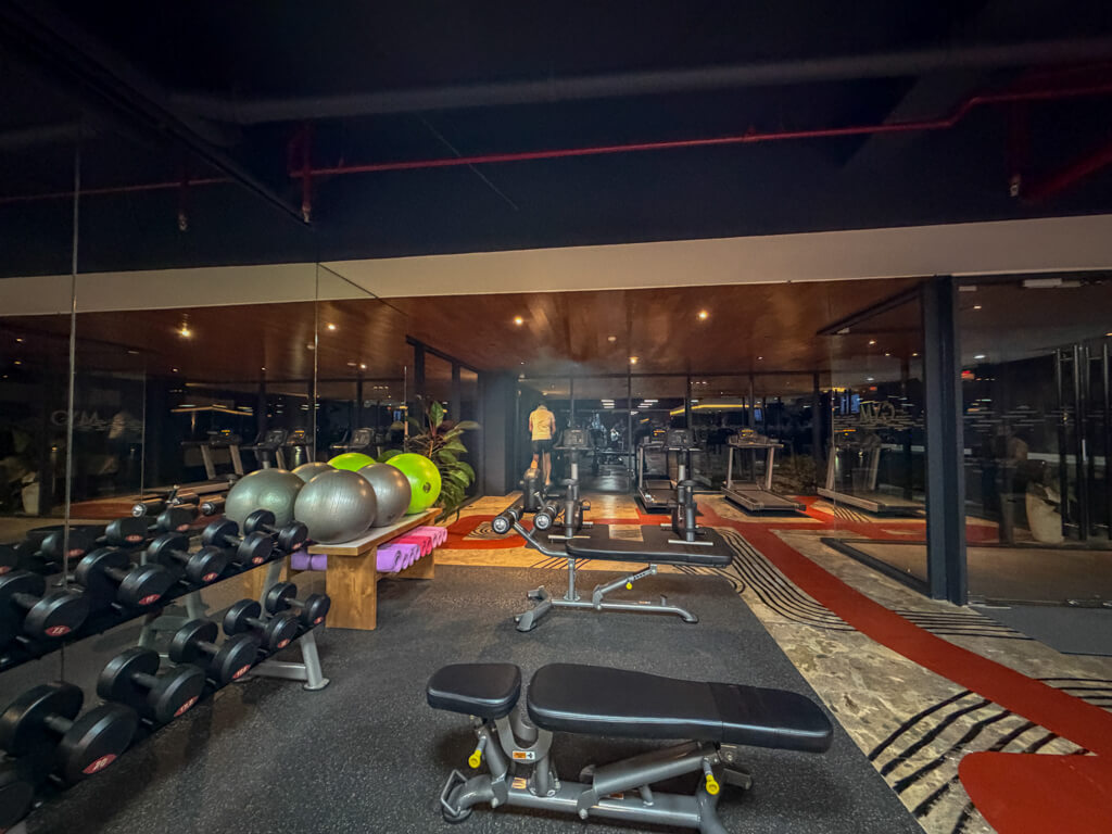 gym the reef resort mactan cebu philippines _ laughtraveleat