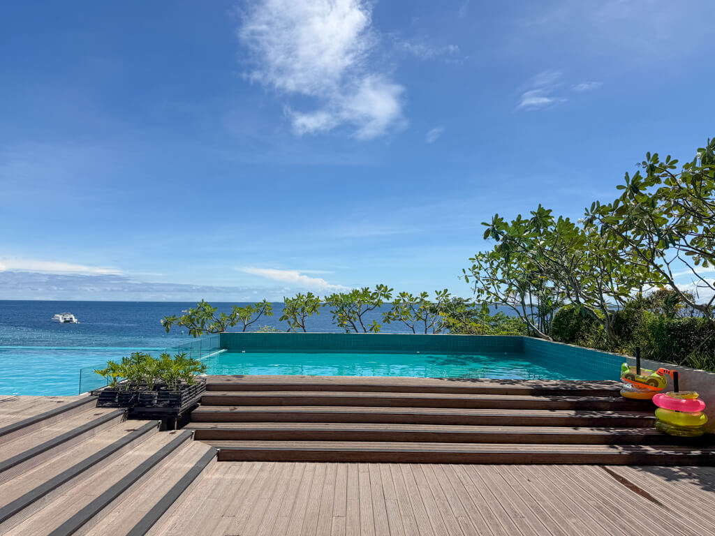 the pool the reef resort mactan cebu philippines _ laughtraveleat