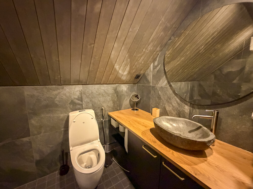 bathroom aurora suite aurora village oy ivalo finland _ laugh travel eat