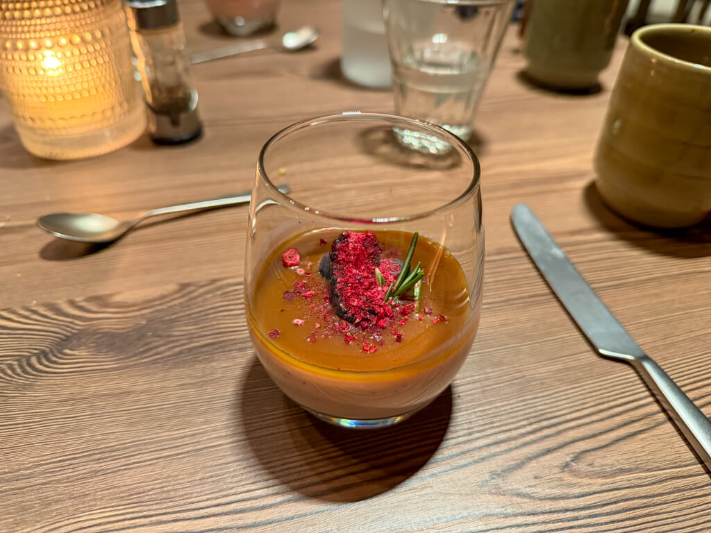 first night 3 course dinner aurora village oy ivalo finland _ laugh travel eat