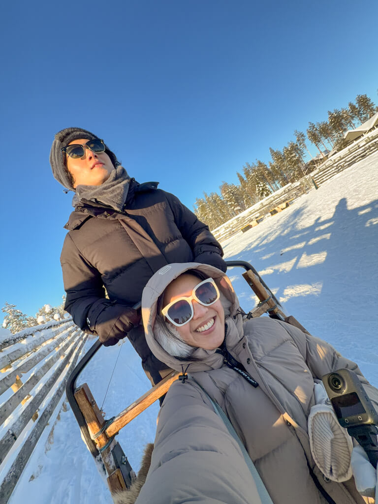 husky safari rovaniemi finland _ laugh travel eat