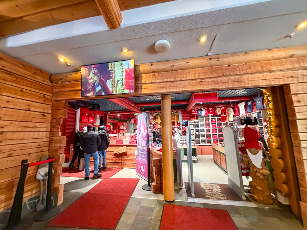 meeting santa claus santa village rovaniemi finland _ laugh travel eat