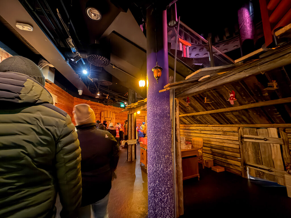 meeting santa claus santa village rovaniemi finland _ laugh travel eat