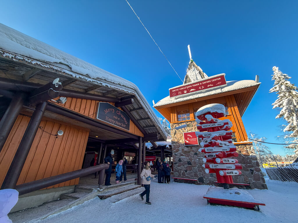 post office santa village rovaniemi finland _ laugh travel eat