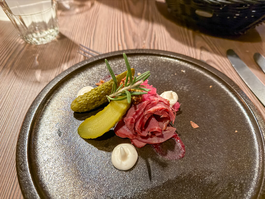 second night 3 course dinner aurora village oy ivalo finland _ laugh travel eat